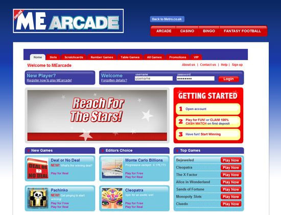 MEarcade Casino Review